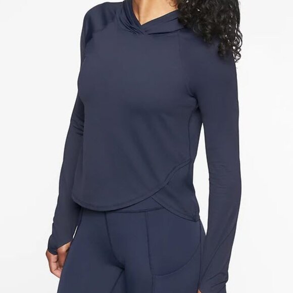 Athleta Sunlover UPF Criss Cross Hoodie Size XS Breathable Lightweight - Picture 1 of 7